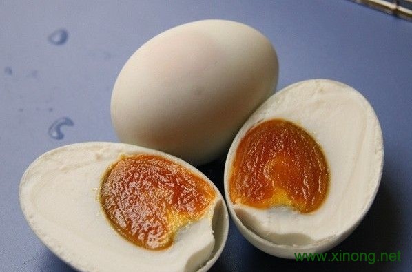 焦岗湖红心咸鸭蛋
