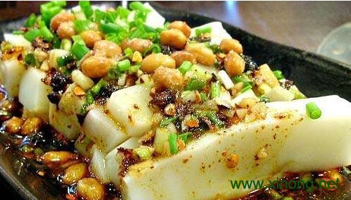 红油米豆腐