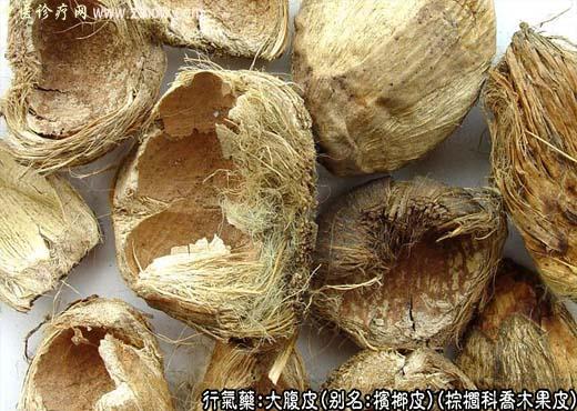 中草药名称：大腹皮