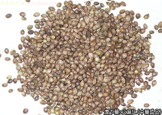 火麻仁的中药成品图片